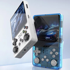 The R36S Plus borrows from the design of the Powkiddy V20 in many areas. (Image source: Game Console)