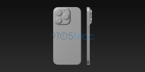 iPhone 15 Pro CAD. (Image source: 9To5Mac)