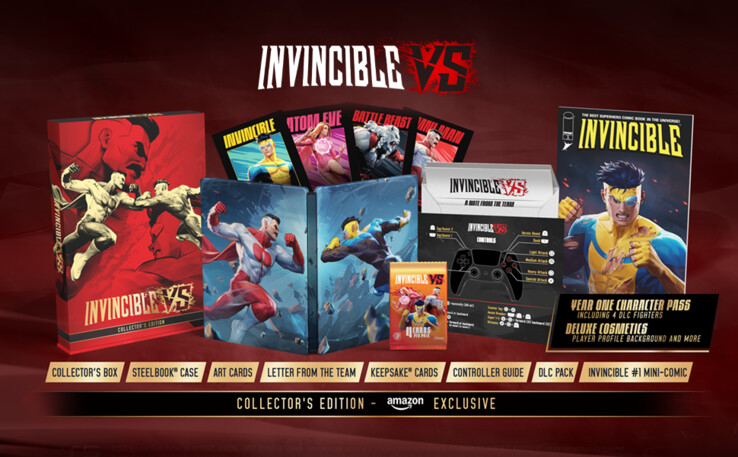 Contents of the PlayStation 5-exclusive Invincible VS Collector's Edition.