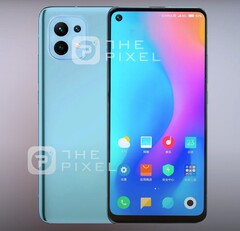 A render of how the Mi 11 Lite could look. (Image source: The Pixel)