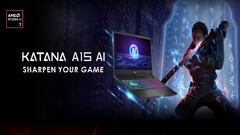 The MSI Katana A15 AI gaming laptop can be yours for under $900 (Image source: MSI)