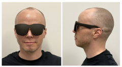 Facebook's holographic VR glasses protoype. (Image: Facebook)