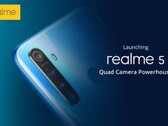 The Realme 5's official teaser. (Source: Flipkart)