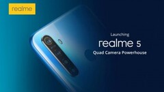 The Realme 5&#039;s official teaser. (Source: Flipkart)