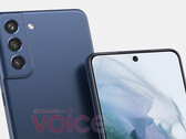 The first render of the upcoming Galaxy S21 FE has leaked. (@OnLeaks/Voice)