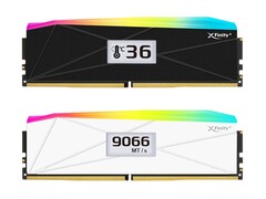 Black and white variants of the XFinity+ modules with OLED screens. (Image source: V-color)