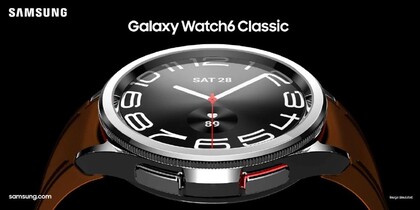Galaxy Watch6 Classic. (Image source: @evleaks)