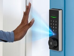 The Philips Smart Deadbolt uses a highly-secure palm vein scanner for entry. (Source: Philips)