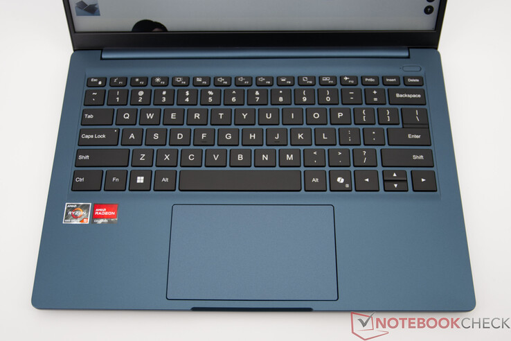 The input devices on the Chuwi CoreBook Air