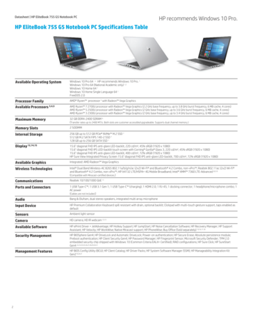 HP EliteBook 755 G5