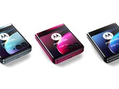 Motorola will offer the Razr 40 Ultra in three colours but a last-generation flagship chipset. (Image source: @evleaks)