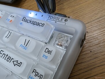 Clear white "Jellyfish" switches