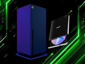 Blu-ray drive seen next to Project Helix Xbox console