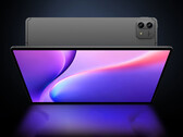 The T70 Pro has a 14-inch QHD display. Pictured: a promo picture showing the tablet's front and some part of the back.