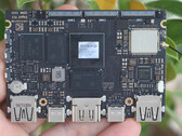 The Khadas Edge2 utilises the Rockchip RK3588S chipset on an 82 x 57.5 x 5.7 mm board. (Image source: CNX Software)