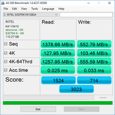 AS SSD (Primary SSD)