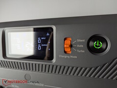 Power and charge mode buttons
