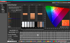 ColorChecker before calibration