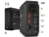Western Digital D50 Game NVMe docking station is a great way to utilize that Thunderbolt 3 port (Source: WD)
