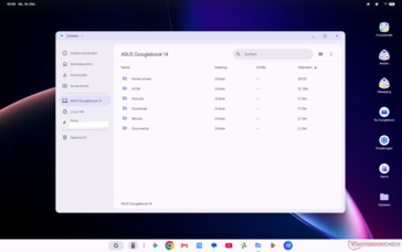 Googlebook OS file explorer
