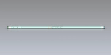 ...and volume buttons placed markedly near to 1 corner. (Source: 91Mobiles)