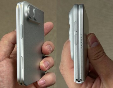 Apple placed the volume buttons on the top of the iPhone Ultra/Fold.