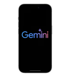 Google Gemini may make an appearance on iOS soon. (Image source: Apple and Google, w/ edits)