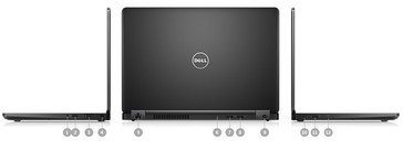 As a business notebook, you won't find yourself needing dongles to connect to anything. (Source: Dell)