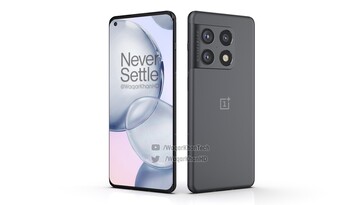 The latest "OnePlus 10 Pro" render. (Source: WaqarKhanHD)