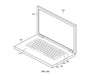 In this design, the keyboard area is actually a second screen with sensors underneath to display virtual keys. (Source: Mashable)