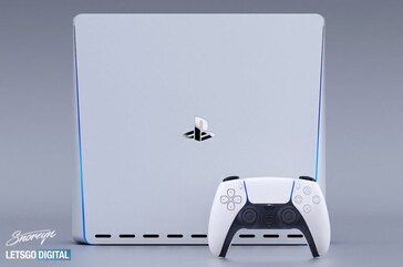 PlayStation 5 concept design. (Image source: Snoreyn/LetsGoDigital)