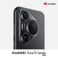 The Pura 70 series will not ship with HarmonyOS globally. (Image source: Huawei)