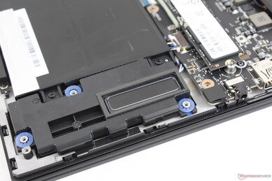 Four speakers near front corners plus two more near the rear