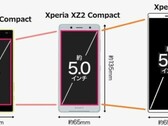 The purported Xperia 4 compared to the Z5 Compact and XZ2 Compact. (Source: SumahoInfo)