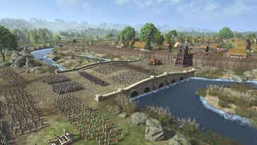 An image showing a siege in A Total War Saga: Thrones of Britannia.