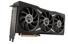 The AMD Radeon RX 6950 XT offers increased Game Clock and faster memory for US$1,099. (Image Source: AMD)