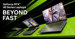 Nvidia has announced the laptop versions of its RTX 4000 graphics cards (image via Nvidia)