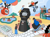 Pictured - a colorful, playful promotional image for Casio Watch Park.