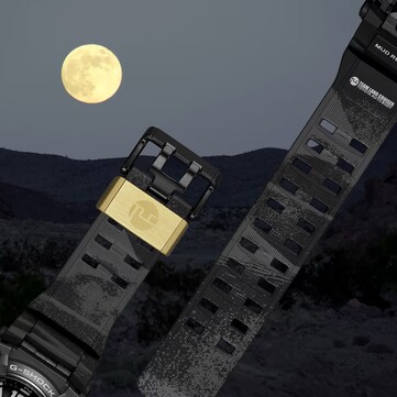The band tries to capture the the desert under the moonlight. (Image source: Casio)