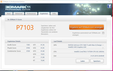 3DMark 11: Battery power