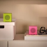 IKEA’s Kallsup Bluetooth speaker (pictured) is compact. (Image source: IKEA)