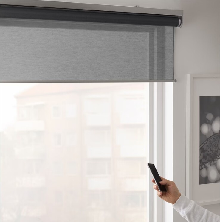 A new version of the IKEA KADRILJ smart blind. (Image source: IKEA)