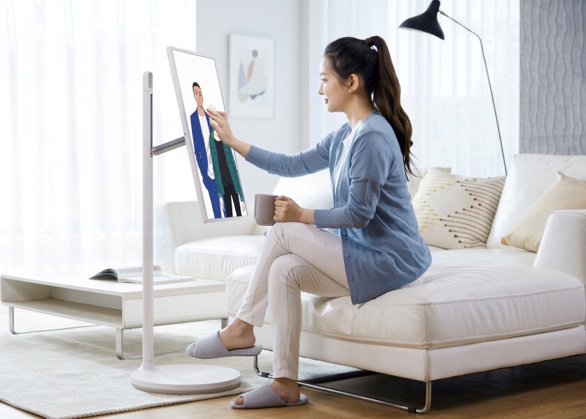 Lg stanbyme strange smart tv unveiled with a touchscreen a built in 