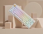 Lemokey P2 HE wireless gaming keyboard in white with shine-through keycaps. (Image source: Lemokey)