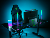 Razer's Aether Standing Light Bars operate via a single USB-C power cable. (Image source: Razer)