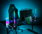 Razer's Aether Standing Light Bars operate via a single USB-C power cable. (Image source: Razer)