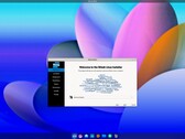 Arch-based SDesk Linux desktop (Image source: DistroWatch)