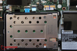 SSD in a 2.5-inch slot with an adapter