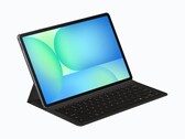 The Galaxy Tab S10 FE Plus has an optional keyboard case that costs $169.99 but can be gotten for less for a limited time. (Image source: Samsung)