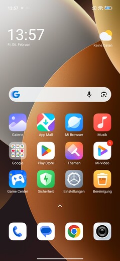 Redmi Note 15 Pro+ 5G: Homescreen